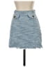 Zara TRF Tweed Blue Denim Skirt Size XS - photo 1