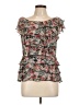 Go International 100% Polyester Pink Short Sleeve Blouse Size L - photo 1