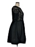 Gerard Darel 100% Polyester Black Cocktail Dress Size 14 (46) - photo 4