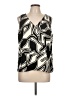 Nine West 100% Polyester Ivory Sleeveless Blouse Size L - photo 1