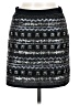 Verty Tweed Silver Casual Skirt Size M - photo 1