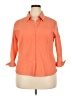 Worthington Orange 3/4 Sleeve Button-Down Shirt Size 18 - photo 1