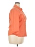 Worthington Orange 3/4 Sleeve Button-Down Shirt Size 18 - photo 4