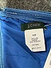 J.Crew 100% Silk Solid Blue Cocktail Dress Size 10 (petite) - photo 6