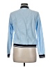 Merona 100% Cotton Color Block Blue Jacket Size M - photo 2