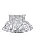 Lucky in Love Stripes Silver Skirt Size 8 - photo 1