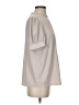 Adrianna Papell Silver Short Sleeve Blouse Size XS - photo 4