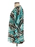 Assorted Brands Teal Short Sleeve Blouse Size L (estimated) - photo 5