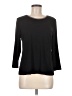 Peter Nygard Black 3/4 Sleeve Top Size M - photo 1