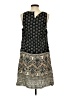 MSK 100% Rayon Paisley Gray Casual Dress Size S - photo 2