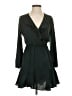 Express 100% Polyester Green Casual Dress Size S (petite) - photo 1