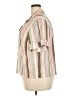 Torrid Stripes Tan Short Sleeve Blouse Size 2X Plus (2) - photo 5