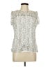 Eve & Maddie Silver Sleeveless Blouse Size L - photo 1