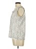 Eve & Maddie Silver Sleeveless Blouse Size L - photo 5