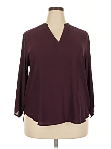 Lush 3/4 Sleeve Blouse (view 1)