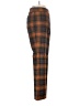 IMAN Plaid Orange Dress Pants Size S - photo 4