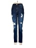 Assorted Brands Hearts Blue Jeans Size 28 waist - photo 1