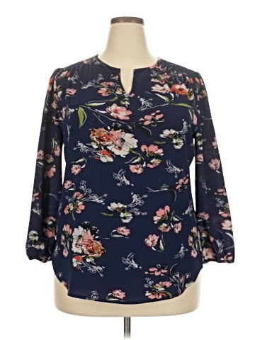 Fun2Fun 3/4 Sleeve Blouse (view 1)