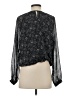 Dex Black Long Sleeve Blouse Size S - photo 2