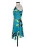 Marciano 100% Polyester Tropical Teal Cocktail Dress Size XS - photo 5