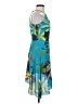 Marciano 100% Polyester Tropical Teal Cocktail Dress Size XS - photo 4