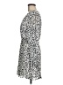 Great Jones 100% Polyester Animal Print Silver Casual Dress Size M - photo 5