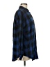 Unbranded 100% Polyester Plaid Blue Long Sleeve Blouse Size M - photo 4