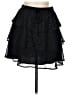 Mi ami 100% Polyester Black Casual Skirt Size M - photo 1