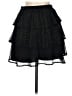 Mi ami 100% Polyester Black Casual Skirt Size M - photo 2