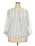 Como Blu Silver 3/4 Sleeve Blouse Size 2X - photo 1