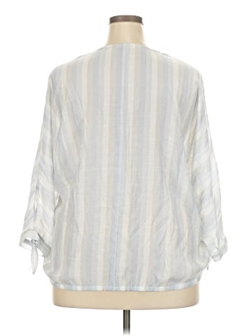 Como Blu 3/4 Sleeve Blouse (view 2)