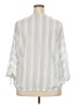 Como Blu Silver 3/4 Sleeve Blouse Size 2X - photo 2