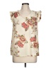 Shein 100% Polyester Ivory Sleeveless Blouse Size 12 - photo 1