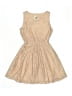 Lily Bleu 100% Polyester Solid Tan Dress Size 12 - photo 1
