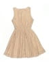 Lily Bleu 100% Polyester Solid Tan Dress Size 12 - photo 2