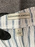 Alexander Jordan Stripes Blue Linen Pants Size L - photo 7