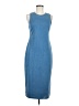 Second Skin Blue Casual Dress Size M - photo 1