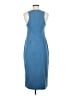 Second Skin Blue Casual Dress Size M - photo 2