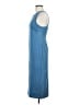 Second Skin Blue Casual Dress Size M - photo 5