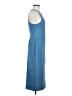 Second Skin Blue Casual Dress Size M - photo 4