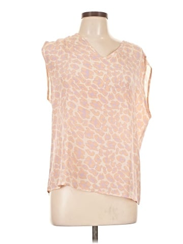 Tucker Sleeveless Silk Top (view 1)