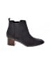 Ann Taylor LOFT 100% Leather Black Gray Ankle Boots Size 8 1/2 - photo 1