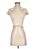 Out From Under Tan Short Sleeve Turtleneck Size S - photo 1