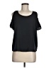 Madison 100% Polyester Black Short Sleeve Top Size M - photo 1