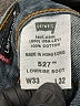 Levi's 100% Cotton Blue Jeans Size 33 waist - photo 8