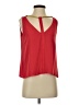 BCBGMAXAZRIA 100% Polyester Red Sleeveless Blouse Size S - photo 1