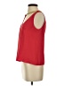 BCBGMAXAZRIA 100% Polyester Red Sleeveless Blouse Size S - photo 5