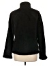 Green Tea Solid Black Faux Fur Jacket Size L - photo 2