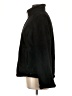 Green Tea Solid Black Faux Fur Jacket Size L - photo 5