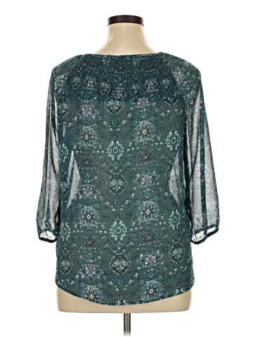 SONOMA life + style 3/4 Sleeve Blouse (view 2)